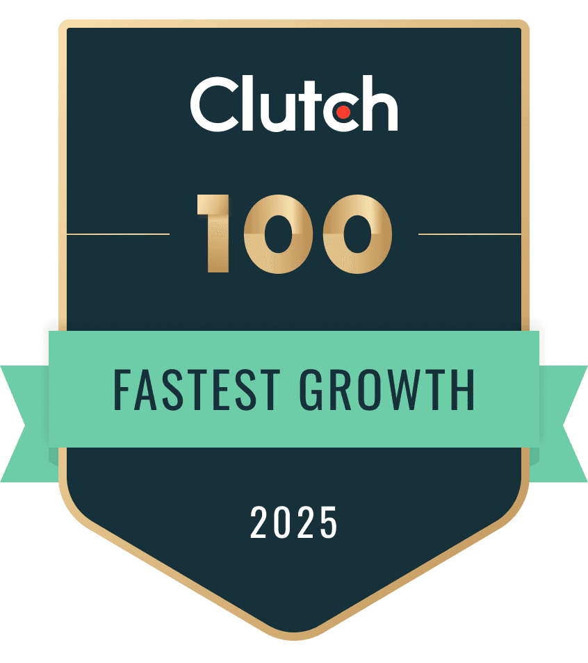 Clutch 100 Fastest Growth award